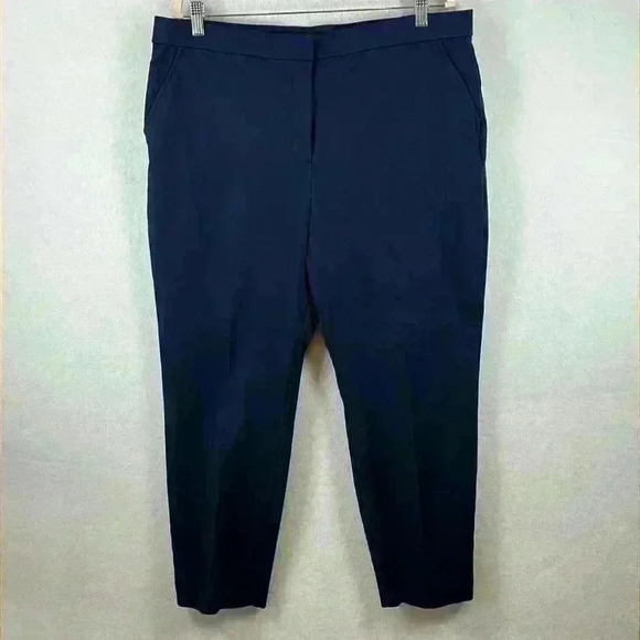 Banana Republic Pants Women’s Size 16 Navy Rayon Nylon Spandex Like New - Picture 1 of 9